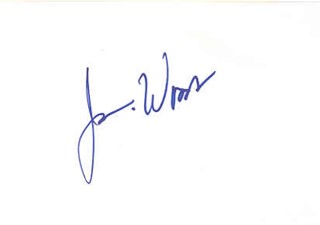James Woods autograph