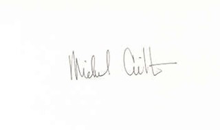 Michael Crichton autograph
