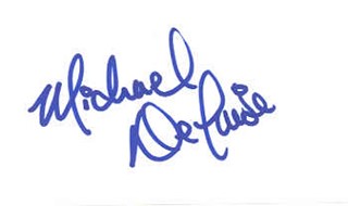 Michael DeLuise autograph