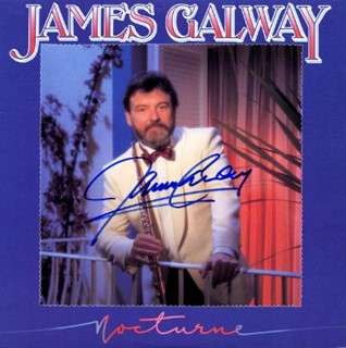 James Galway autograph