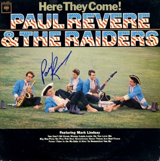 Paul Revere & The Raiders autograph