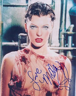 Milla Jovovich autograph