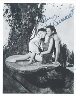 Johnny Weissmuller autograph