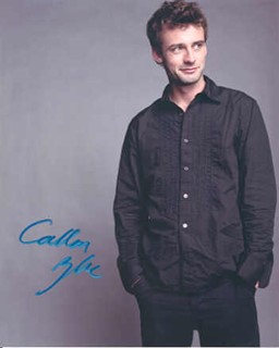 Callum Blue autograph