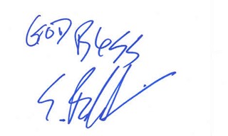 Stephen Baldwin autograph