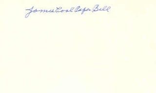James 'Cool Papa' Bell autograph