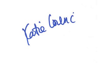 Katie Couric autograph