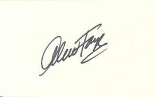 Alice Faye autograph
