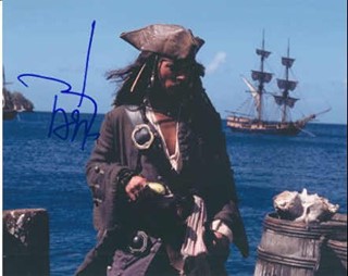 Johnny Depp autograph