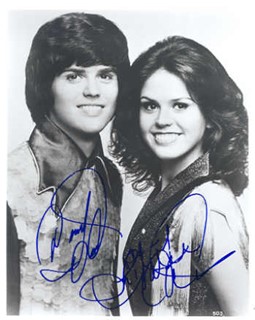 Donny & Marie Osmond autograph
