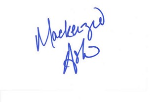 Mackenzie Astin autograph