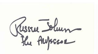 Russell Johnson autograph