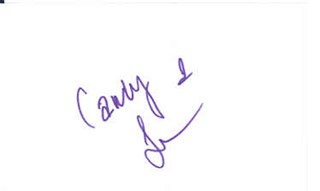 Carly Schroeder autograph