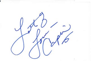 Caprice autograph