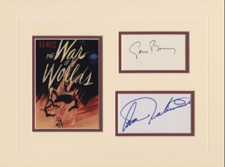 The War of the Worlds autograph