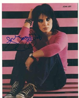 Joan Jett autograph