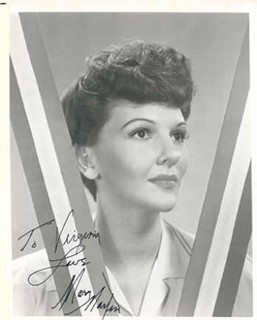 Mary Martin autograph