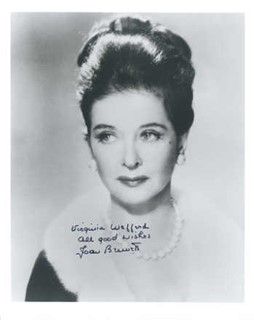 Joan Bennett autograph