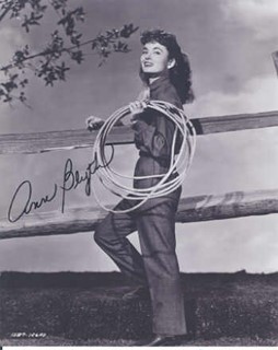 Ann Blyth autograph