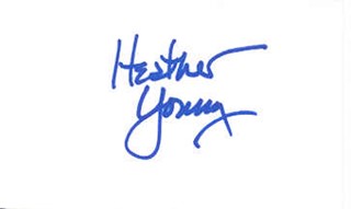 Heather Young autograph