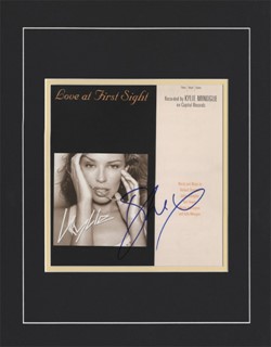 Kylie Minogue autograph