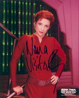 Nana Visitor autograph
