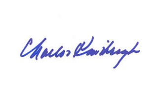 Charles Kimbrough autograph