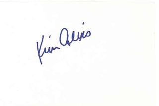 Kim Alexis autograph