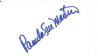 Pamela Sue Martin autograph