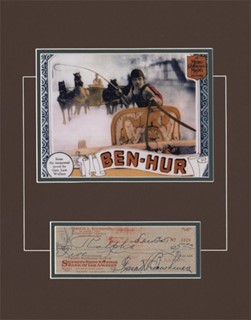 Ben-Hur autograph