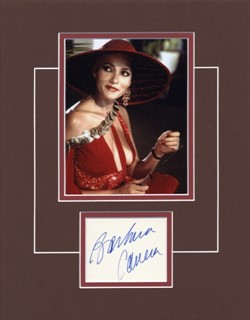 Barbara Carrera autograph