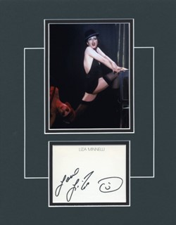 Liza Minnelli autograph