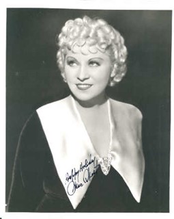 Mae West autograph