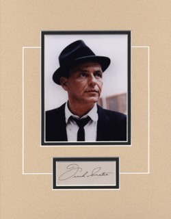 Frank Sinatra autograph