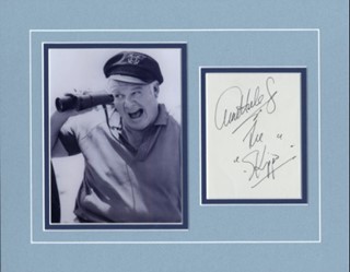 Alan Hale as The Skipper autograph