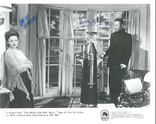 The Ghost and Mrs. Muir autograph