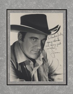 James Arness autograph