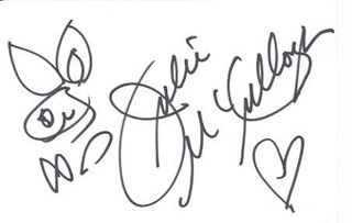 Julie McCullough autograph