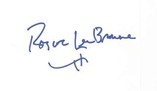 Roscoe Lee Browne autograph