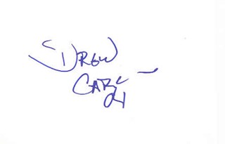 Drew Carey autograph