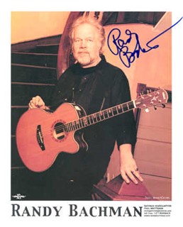 Randy Bachman autograph