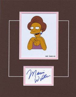 Marcia Wallace as Miss Krabappel autograph