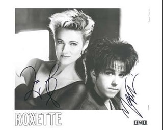 Roxette autograph