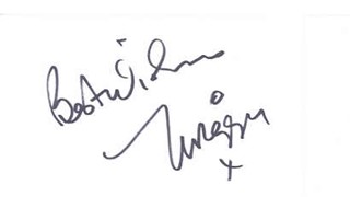 Twiggy Lawson autograph
