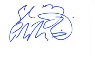 Slim Jim Phantom autograph