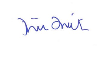 Tilda Swinton autograph