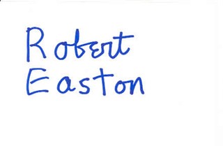Robert Easton autograph