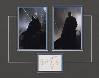 Batman Begins autograph