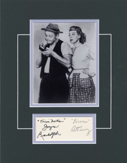 The Honeymooners autograph