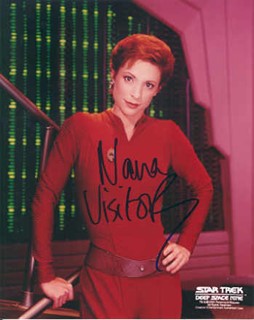 Nana Visitor autograph